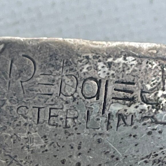 Vintage 1950s REBAJES Sterling Silver Brooch Pin - Picture 2 of 6